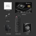 Smart TV Box X88 Pro Gold Android 13 8K TV Box 8Gb+128Gb RK3528 WiFi6 Dual Wifi With Bluetooth  TV Box 2023. 