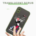 UCUC for iPhone 7 8 SE 2020 SE 2022 Back Cover Basketball Mouse Frosted Transparent Hard Phone Case Thin Shockproof Full Cover Camera Protect Case. 