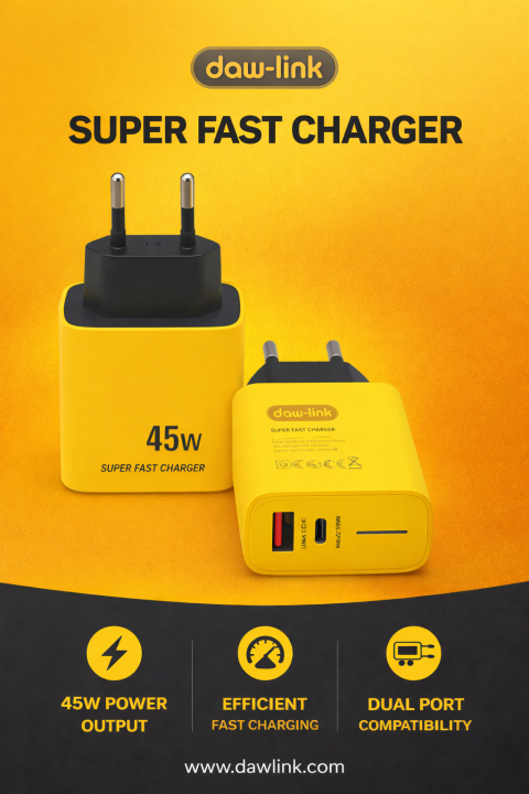Daw-link%2045W%20Super%20Fast%20Charger%20%7C%20Dual%20Port%20USB-C%20+%20USB-A%20%7C%20PD%203.0%20&%20QC%203.0%20Fast%20Charging%20Adapter%20for%20Samsung,%20iPhone,%20Xiaomi,%20Oppo,%20Vivo,%20Realme,%20OnePlus%20&%20More%20-%20Image%206