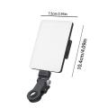 CL-V11SE/ F-528 / MAMEN CL-V12A Selfy Clip On Selfie Light For Phone Outdoor Portable LED Light With 2 Modes USB Recharging Phone Lights For Selfies Conference Live. 