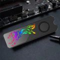 M 2 SSD Heatsink Cooler 5V ARGB M.2 2280 NVMe SSD Heat Sink Radiator Cooling Fan Thermal Pad. 