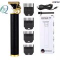 Original Vintage T9 Metal Rechargeable Electric Hair Clipper Cutting Machine Professional Hair Barber Trimmer For Men T9 Clipper Shaver Cordless Steel Body - New Advanced Rechargeable Professional Vintage. 