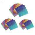 200x Pearlescent Shimmer Paper Metallic Pearl Card Making Scrapbook Supplies. 
