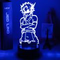 Anime My Hero Academia Shoto Todoroki Face Design Led Night Light Lamp for Kids Child Boys Bedroom Decor Acrylic Table Lamp Gift. 