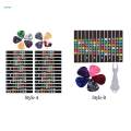 Fingerboard Note Stickers and Picks for Beginner 6 Strings Acoustic Guitar. 