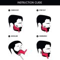 Beard Shaping Tool Template. Beard Shaper Tool Plus Comb for line up & Edging, Men's Facial Hair Hairline Perfect Symmetric Lines and Trim with Beard Trimmer Hair Clipper or Razor.. 