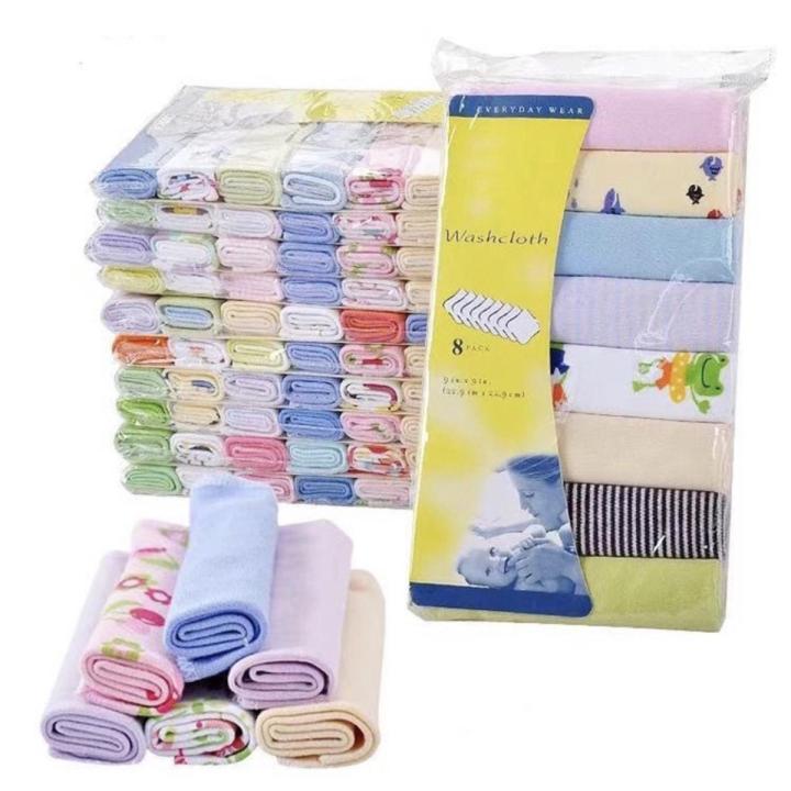 Samarah 8 pcs Pack Gerber Washcloth | Face Towel