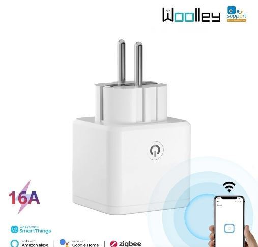 Woolley SA-029 Zigbee Smart Socket 16A EU Plug A R1887 PLUUG