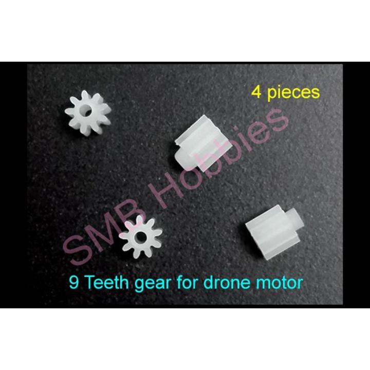 4 pcs Gears 9-Teeth for Dorne Motors Quadcopter