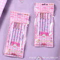 joytop yueki sanrio press gel pen cartoon girl heart cute children's ballpoint pen signature black pen st. 