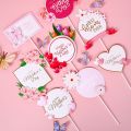 Happy Mothers Day Cake Topper Cake Decoration for Mom Moher Gift Card PVC Mother's Day Birthday Cake Topper Decoration Set. 