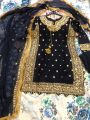 B.B.A Eid Arrival Stitched Merab Full Embroidered 3 Piece Dress For Women's Fashion. 