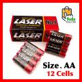 12 Pcs General Purpose Cells AA Size 1.5V Battery Cell For Clocks & Toys. 