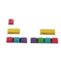 OEM Profile PBT RGBY CMYK Modifiers 10 Keys Laser Engraved Keycaps Mac Keycaps For Cherry MX Mechanical Keyboard. 