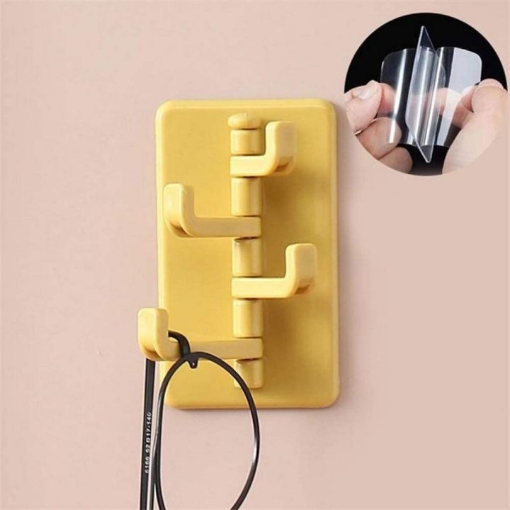 Clear Wall Hook Hanger Clear Adhesive Hook Hook No Drilling
