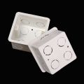 High Quality PVC Plastic Light Touch Concealed Bottom Switch Cassette Wall Mounting Box Junction. 