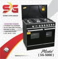 Cooking range with oven 5 Burner. 