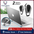 Vocoal Laptop Stand Adjustable Cooling Bracket Metal Foldable Laptop Holder Shield Shape Laptop Stand Heat Dissipation Holder Mini Portable Tilting iPad Notebook Holder Non-slip Laptop Stand. 