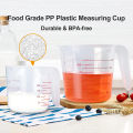 Plastic Measuring Cup Clear Measuring Jug 1 ltr-Nesting Stackable Container for Measure Liquid and Baking Items, Kitchen Lab Use 1000Ml Measuring Cup Baking Tool Kitchen Tool High Quality Plastic Measuring Cup Tool Cup with Scale. 