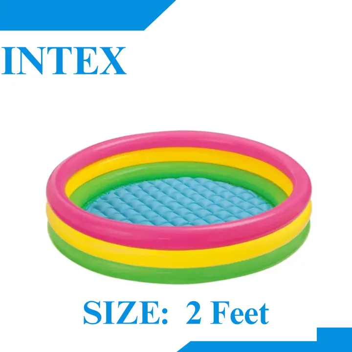 INTEX%20-%202ft%20Sunset%20Glow%20Baby%20Pool%20For%20Kids%20Inflatable%20Kids%20Bath%20Tub%20For%20Children%202%20feet%20-%20Image%203