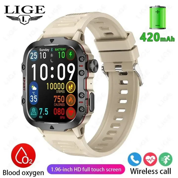 New%20Smart%20Watch%201.96%20Inch%20Screen%20-%207%20Days%20Battery%20Time%20-%20Bluetooth%20Call%20Voice%20Assistant%20Watch%20Sports%20Fitness%20Waterproof%20Smartwatch%20-%20Image%202