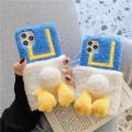 Cute Fur Animal Phone Case for IPhone 14 13 12 11 Pro X Xr Xs Max 8 7 Plus 6 Furry Rabbit Cat Dog Fluffy Plush Bunny Soft Cover. 