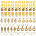 African Hair Rings Beads Cuffs Tubes Charms Dreadlock Braids Jewelry Accessories Yao Store. 