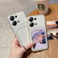 For Redmi Note 13 Pro 4G Case Transparent Soft with Wallet Clip Precise Hole Position Lens Protection for Redmi Note 13 Pro 4G Back Cover. 