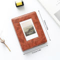 Retro 3 Inches 64 Pockets Photo Album Mini Instant Album Polaroid Photo Album. 