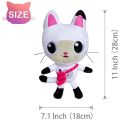 28CM Backpack Cat Plush Toy Gabby Dollhouse Cartoon Stuffed Doll Animals--colorful. 
