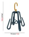 New 360° Rotating Foldable Shoes Hanger Multifunctional Shoe Rack Balcony Drying Rack Shoes Organizer Hanger Rack Plastic Shoes Drying Rack Hanger Shelf Space Saving. 