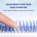 Portable Telescopic Self Cleaning Hair Brush, One-Click Cleaning Telescopic Hair Comb, Anti-Static Telescopic Hairbrush, Anti-Hair Entangled Automatic Cleaning Portable Comb. 
