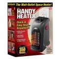 Portable Mini Handy Heater, 350 Watt Handy Compact Digital Electric Heater Fan Plug-In Wall. 
