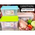 Plastic Storage Containers Square Handle Food Storage Organizer Boxes with Lids. 