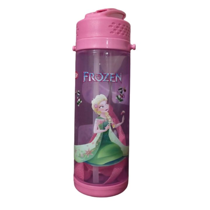 School Water Bottle For Baby Girls Kids - Imported - Sofia - Car - Lion - Frozen