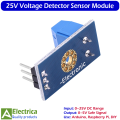 25V Voltage Detector Module 3-Terminal Sensor Board – Accurate Voltage Monitoring for Arduino, Raspberry Pi, ESP8266, STM32 & DIY Electronic Projects by Electrica. 