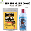Bed Bug Killer Combo - Highly Effective Bed Bug Killer -Bed Bug Powder 100 Gram & Knock Down Liquid 500ml (Pack Of 2 ). 