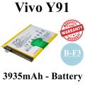 Vivo Y91 Battery B-F3 Replacement Premium Quality 3935mah Battery For Vivo Y91. 