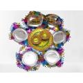 Mehndi Saman Beautiful plates. 