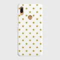 Huawei Y6 (2019) Cover Case Golden star shining   Hard Cover- Design 40 Cover. 