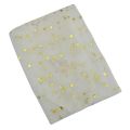 Net Jaali Fabric with Gold Glitter - 2 Yards Length. 