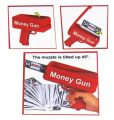 Rain Money Gun Toy with 100 Pcs Play Money Cash Paper Playing Spray. 