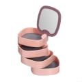360 degree Rotatable desk 4 layer organizer round and square. 