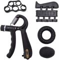 Complete Set of 5 Hand Gripper Wrist Developer Heavy Hand Power Forearm Wrist Strengthener Strength Training Grip for gym grips exercise griper. 