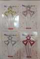 Pack of 3 Star Heart shaped candles for birthday Cake, Birthday Cake topper, Birthday Cake candle and Anniversary Cake candles. 