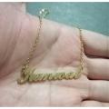 KANWAL NAME NECKLACE PENDANT LOCKET ; STAINLESS STEEL. 