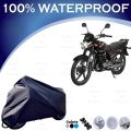 Suzuki GR 150cc Bike Cover By Alpha Top Covers - TYRE To TYRE Full Body Motorcycle Cover - 100% Waterproof Dust Proof ANTI SCRATCH Bike Top Cover Insect Free Long Life. 