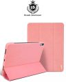 Domo Series Folio Case for Apple iPad Pro 12.9 inch - 2020 / 2021 A2378 , A2379 , A2461 , A2462 , A2069 , A2229 , A2232 , A2233 - Book Cover / Back Cover / Tablet PC Case 12.9 inches  - Black / Blue / Pink. 