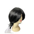 [ New ] Wolf Tail Anchovy Head Unisex Wig Same Style Warrior Head Long Straight Hair Handsome Younger Wig Sheath. 