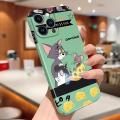 For iPhone 12 Pro Max Back Cover Cartoon Tom Jerry Design All-inclusive Film Phone Case Full Camera Protect Cover. 